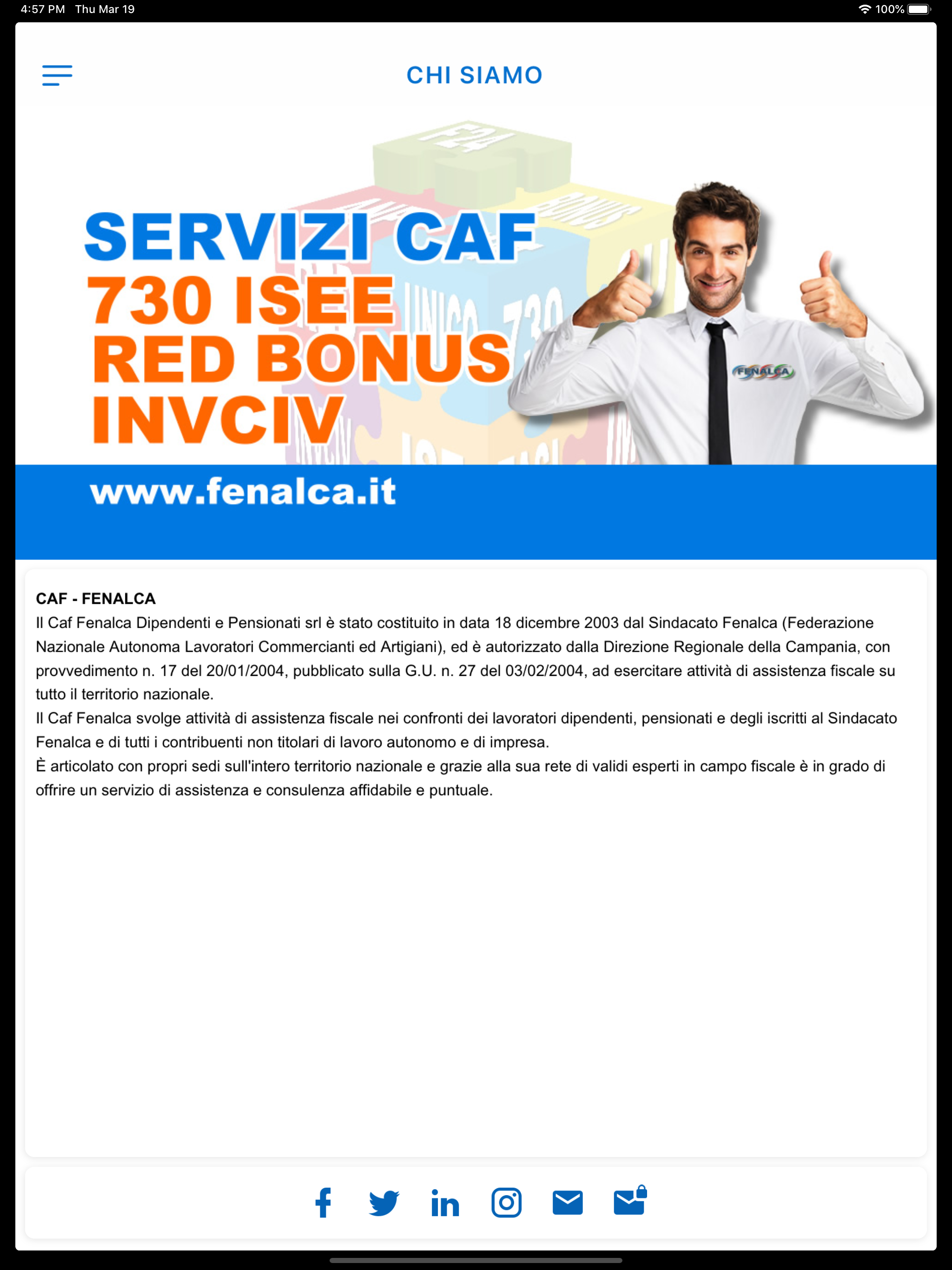 CAF FENALCA APP