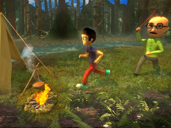 Screenshot #2 for Camping with Scary Teacher