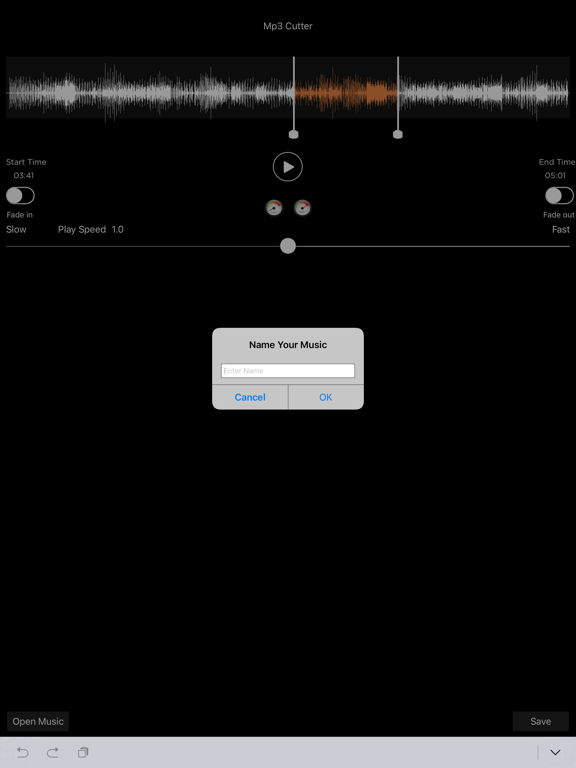 Screenshot #5 pour Music Cutter - Speed Changer