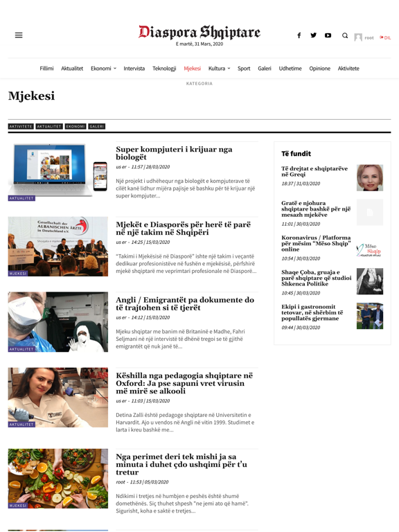 Screenshot #6 pour Diaspora Shqiptare.al