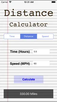 Distance Speed Time Calculator iphone bilder 1