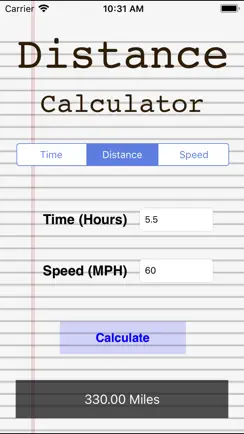 Distance Speed Time Calculator iPhone image 2