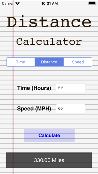 Screenshot #2 pour Distance Speed Time Calculator