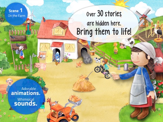 Screenshot #2 for Tiny Farm: Animals & Tractor