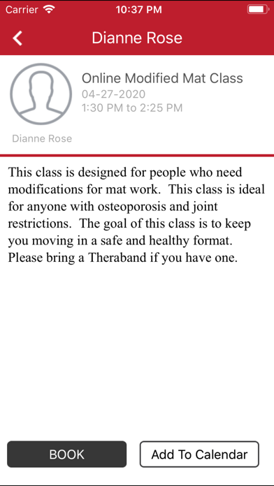 Screenshot #2 pour Rose Pilates