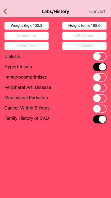 Adult Cardiac Surgery Risk Screenshot 4