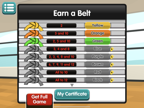 Screenshot #6 pour Times Tables Karate Lite