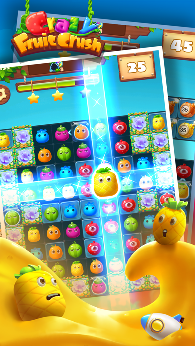 Crazy Fruit Crush - Match Game Screenshot