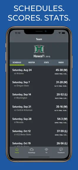 Game screenshot Hawaii Football Schedules mod apk