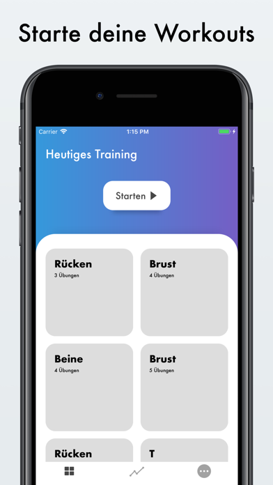 Screenshot #1 pour GymTrack