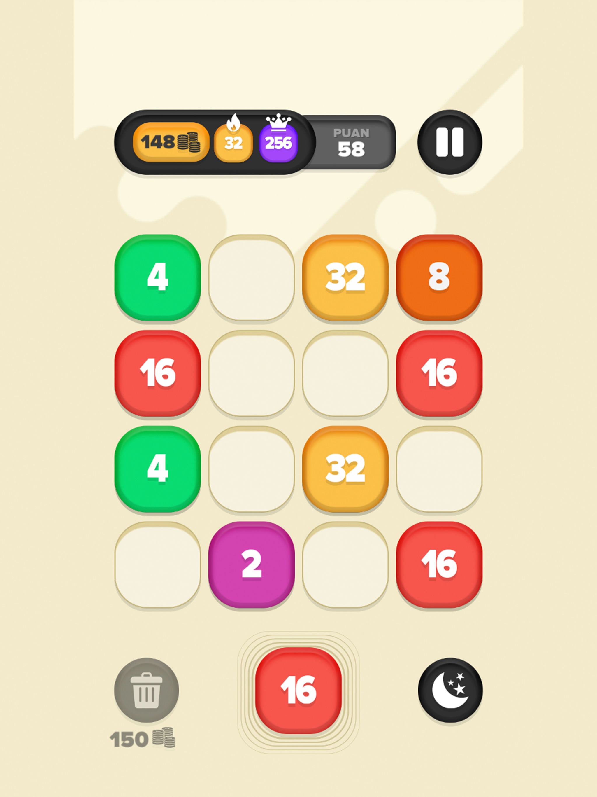 Double Up! Merge Numbers