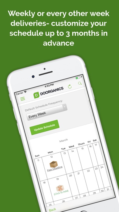Doorganics iPhone screenshot 5 - Food & Drink app