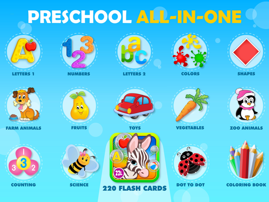 123 Bubble Kids Learning Games iPad app afbeelding 1