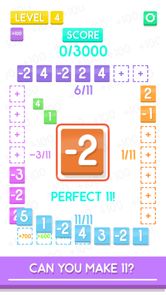#1. Make 11! (iOS) By: Dobsoft Studios