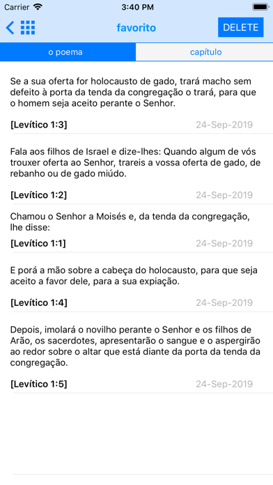 The Portuguese Bible Offline Screenshot