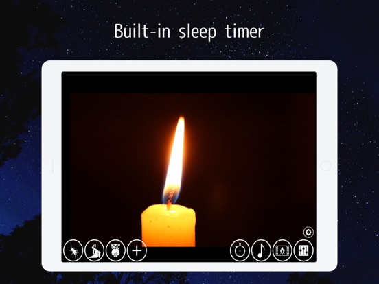 Healing fire and natural sound iPad screenshot 4 - Medical app