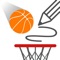 Draw a line and send basketball into the hoop