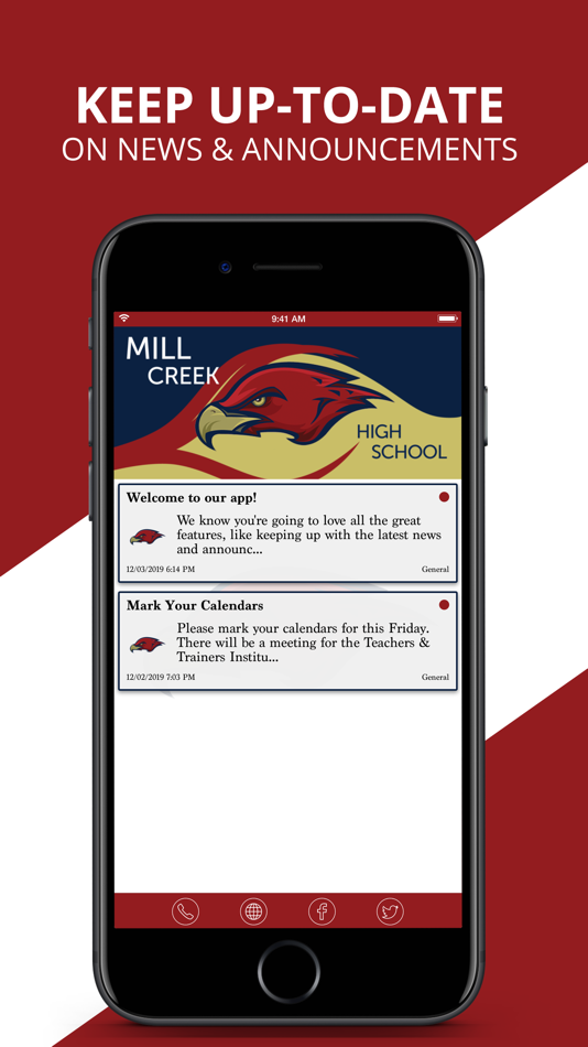 #1. Mill Creek Cluster Connection (iOS) By: SchoolInfoApp, LLC