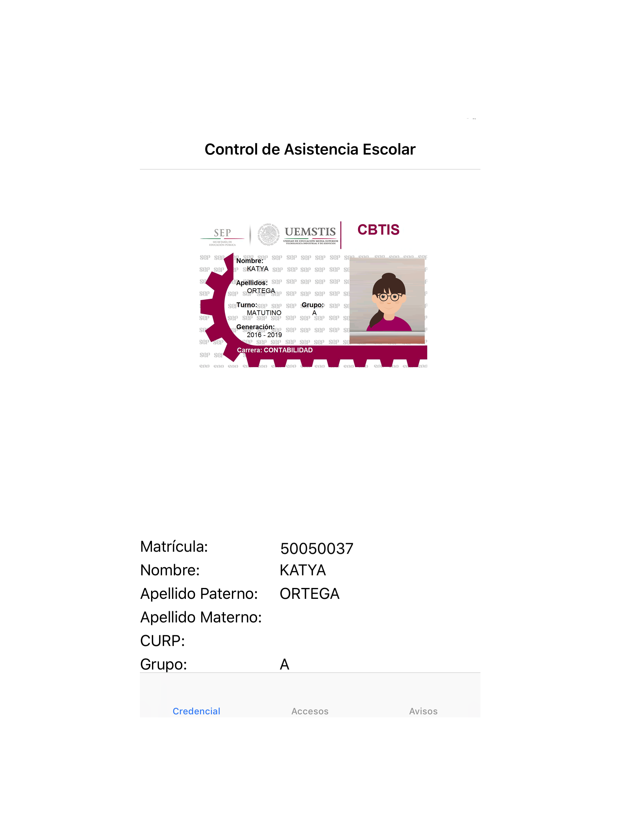 Control de Asistencia Escolar screenshot 4