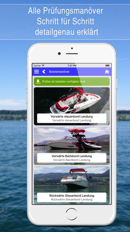 Bootsmanöver Z-Antrieb