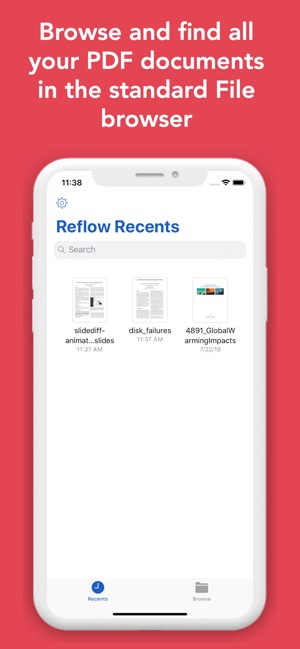 PDF Reflow su App Store