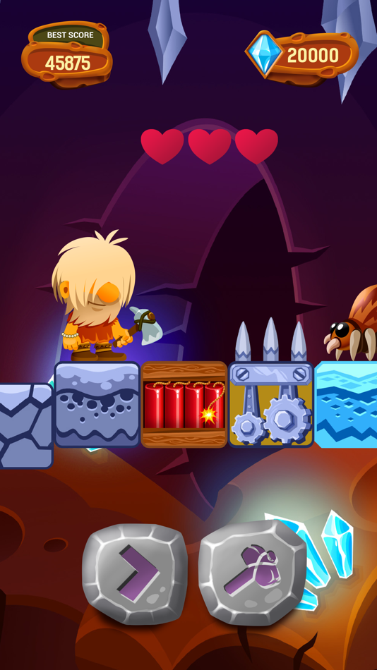 #2. The Cave: Platform Jump Game (iOS) 由: URMOBI LTD