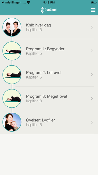 Screenshot #1 pour Knibeøvelser