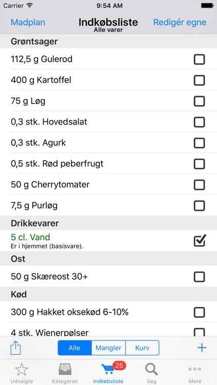 Madopskrifter.nu - Madplanen screenshot-3