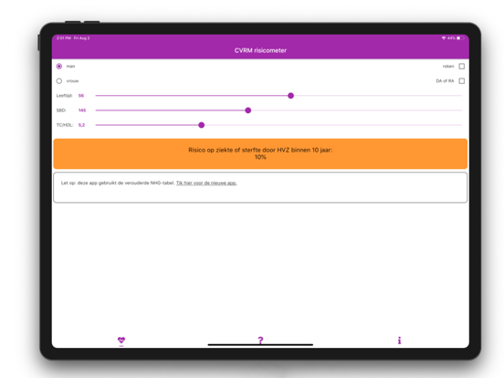 Screenshot #4 pour CVRM risicometer
