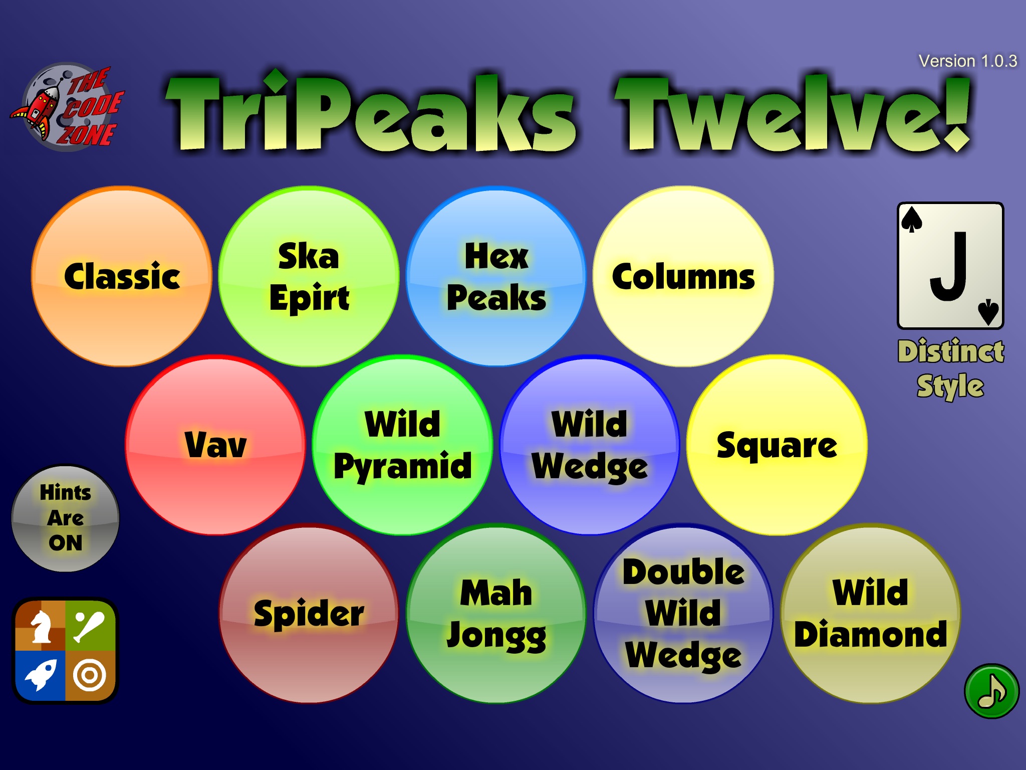 TriPeaks Twelve screenshot 2