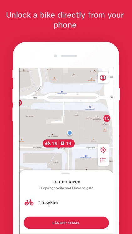 Trondheim Bysykkel for iPhone