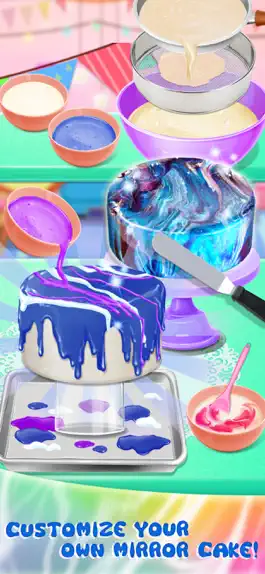 Game screenshot Galaxy Mirror Glaze Cake apk