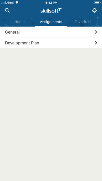 Skillsoft Learning App Screenshot