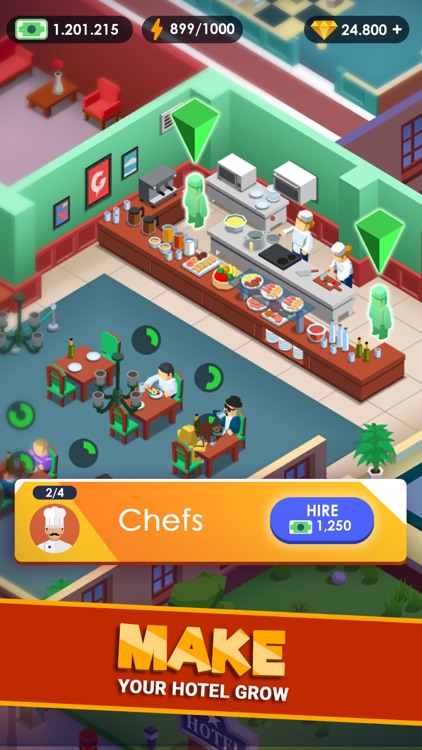 Hotel Empire Tycoon-Idle Game screenshot-3