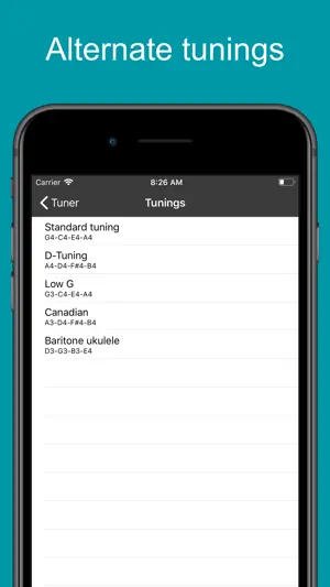 Ukulele Tuner EM-1 screenshot 3