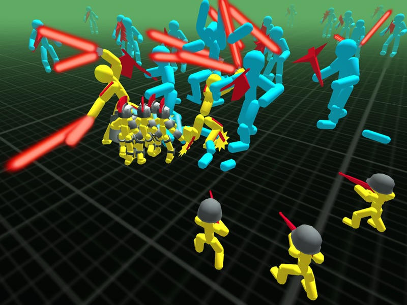 Stickman Neon Battle Simulator screenshot 8