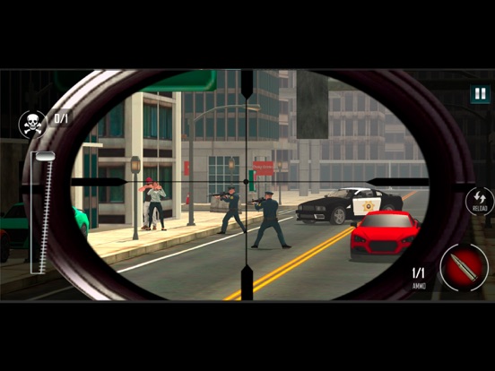 Police Sniper City Gangsters iPad screenshot