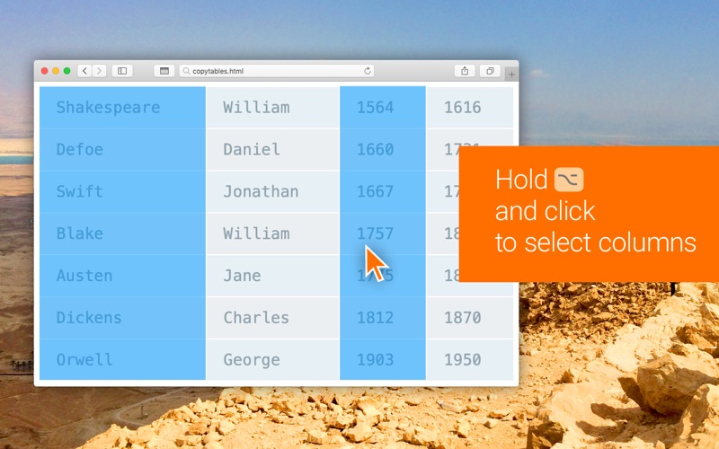 Screenshot #2 pour Copytables