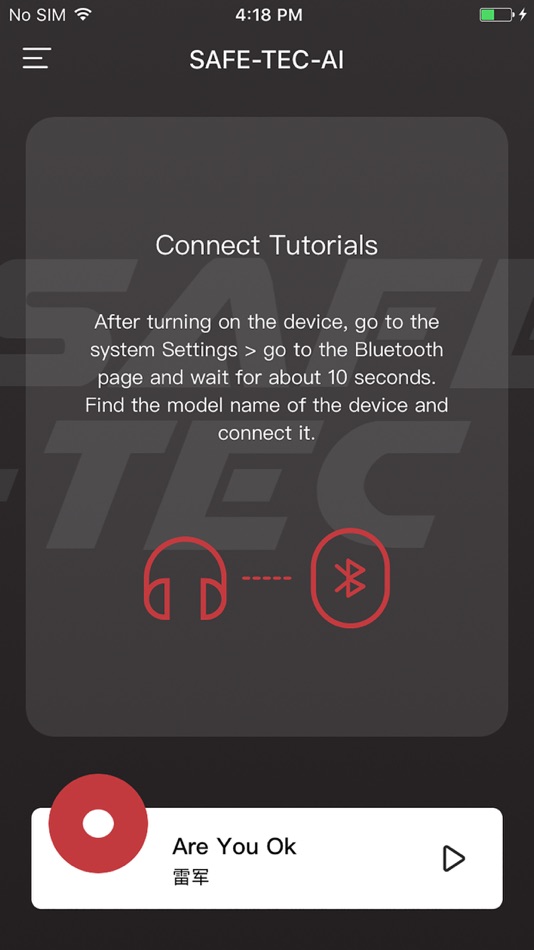 #1. SAFE-TEC AI (iOS) By: Xiamen C-chip Technology Co., Ltd.