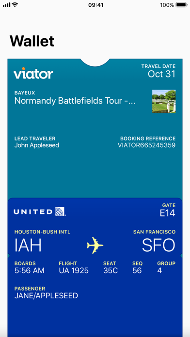 Screenshot #1 pour Apple Wallet