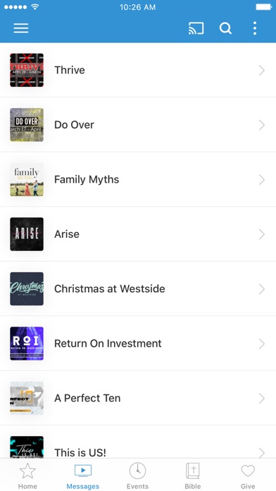 Westside Church - Florida iPhone screenshot 2 - Education app