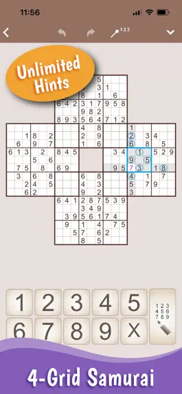 Game screenshot MultiSudoku: Samurai Puzzles apk