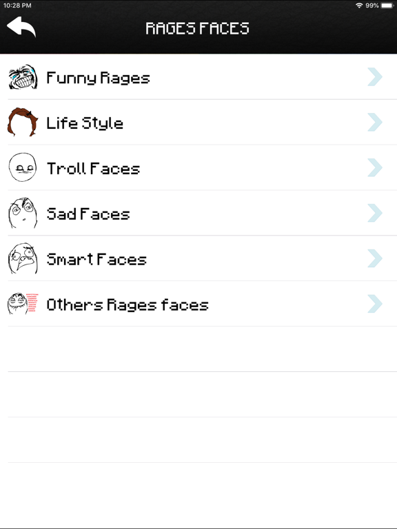 Screenshot #6 pour Funny Rages Faces - Stickers +