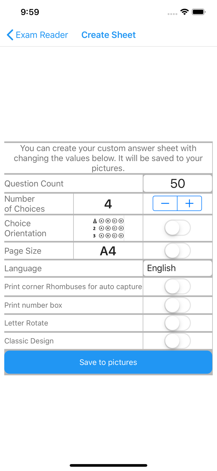 Exam Reader-Optical Test Grade Info on United States App Store - App ...