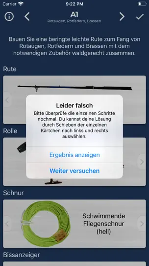 Screenshot von Angelschein NRW - Rutenbau auf dem iPhone 3