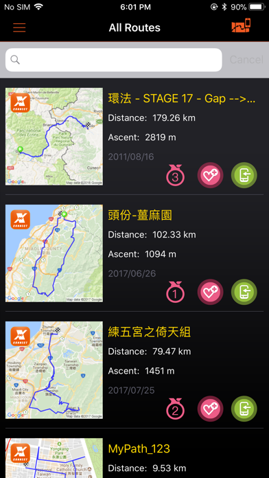 Xplova Connect Screenshot