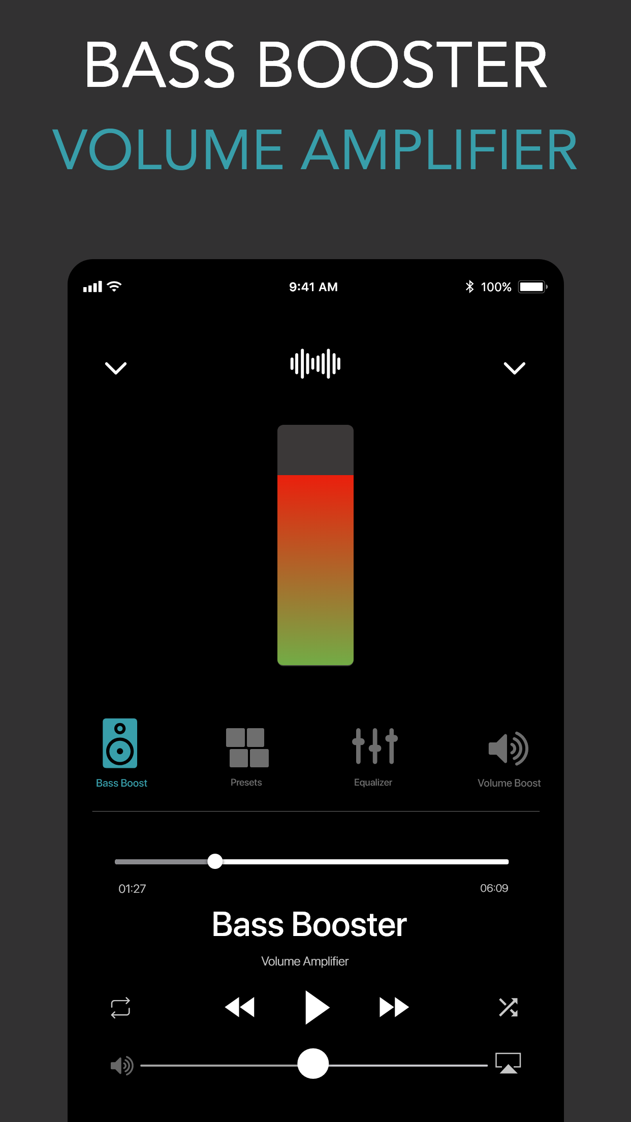 Bass Booster 3D + Volume Boost