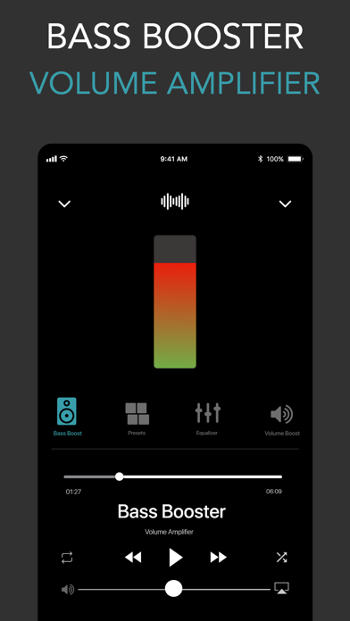 Screenshot 1 of Bass Booster 3D + Volume Boost App