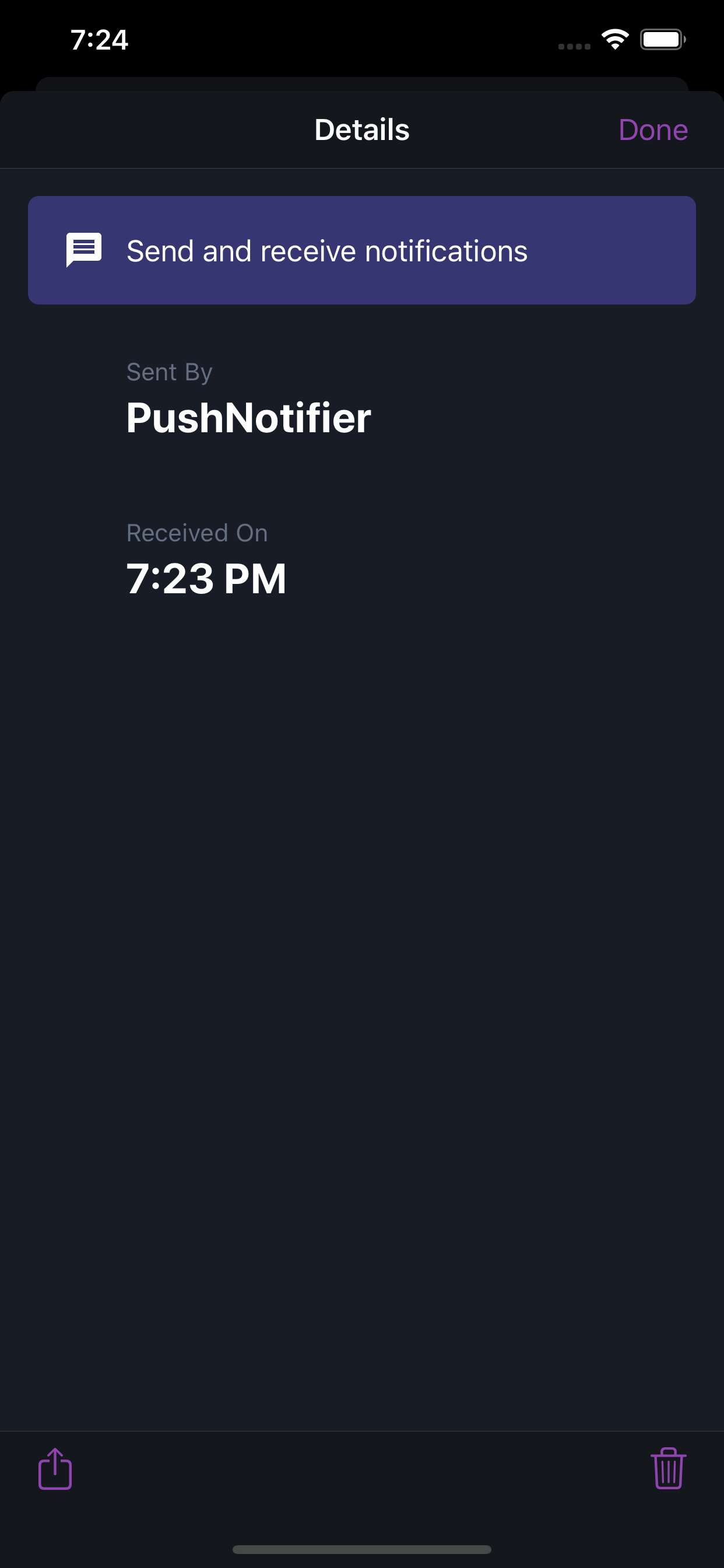 PushNotifier Client
