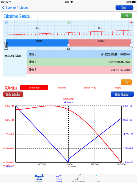 Screenshot #5 pour FEM Beam Deflection Analysis
